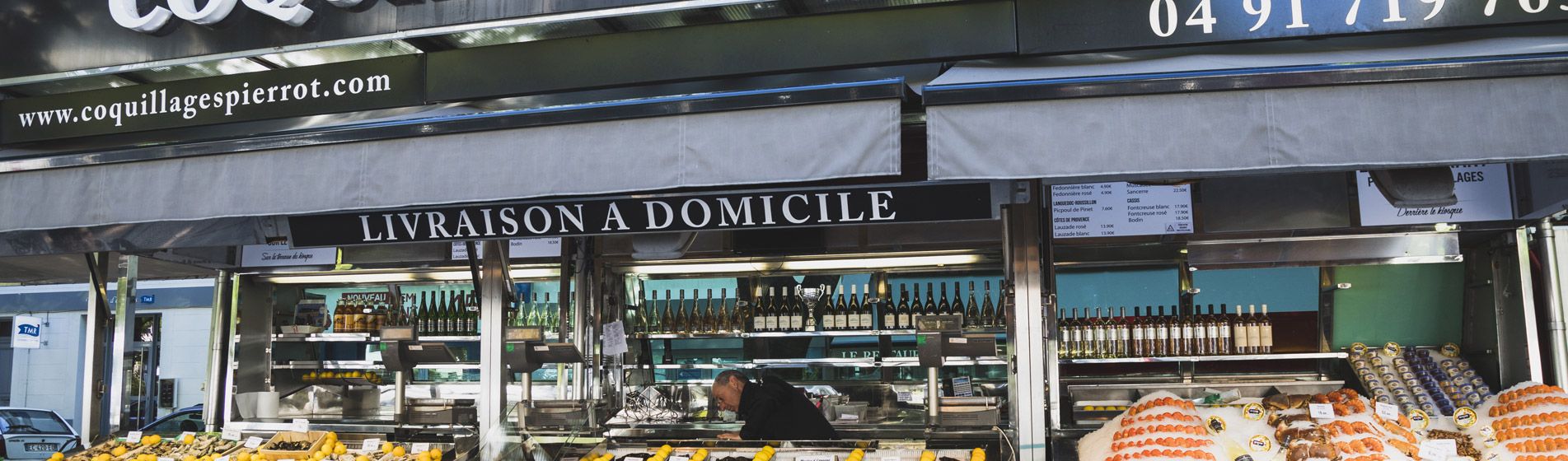 Livraison coquillage midi et soir