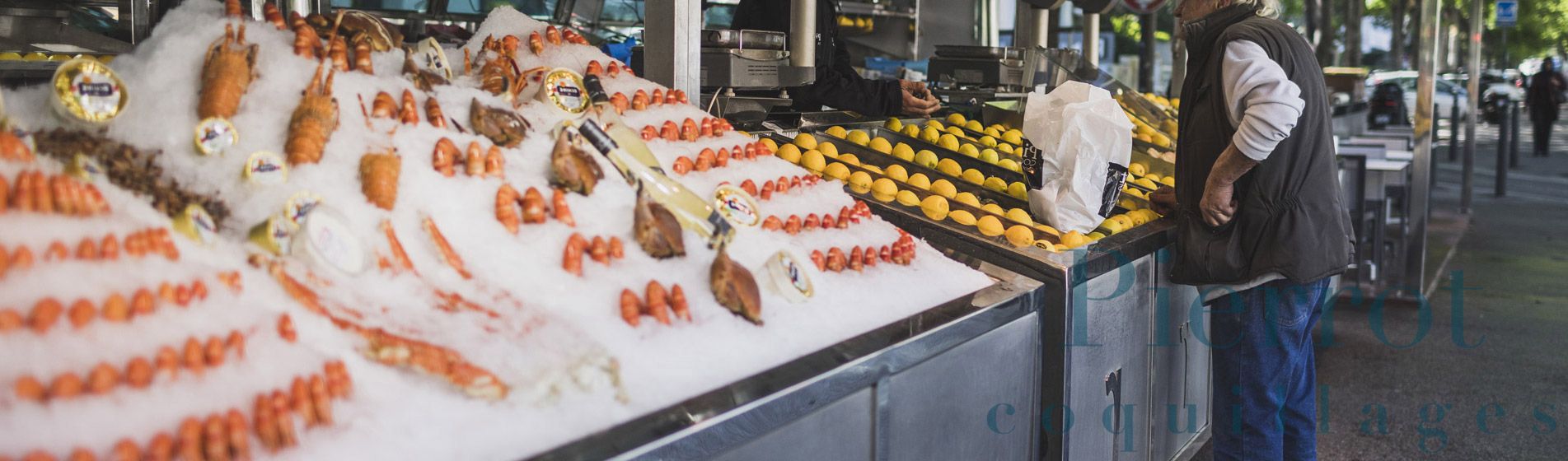 Livraison coquillage midi et soir