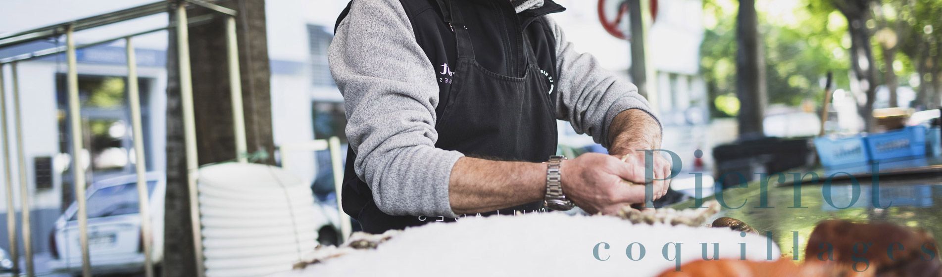 Vente a emporter coquillage