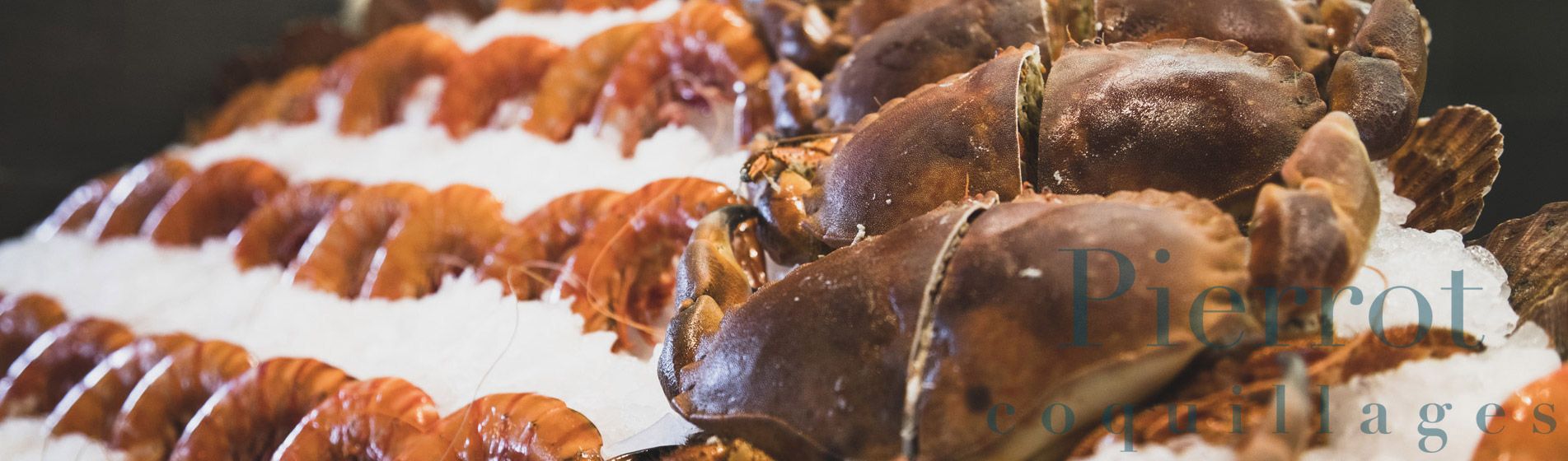 Vente a emporter coquillage
