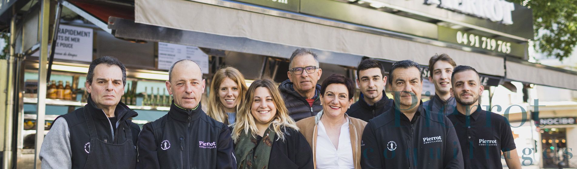 Vente a emporter coquillage