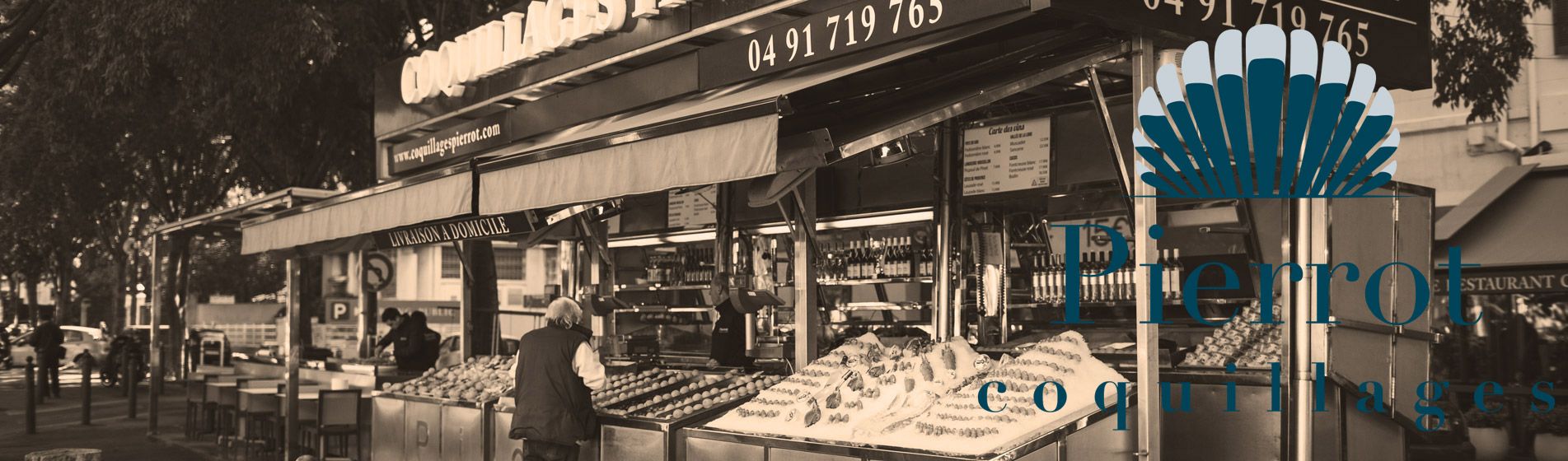 Vente a emporter fruit de mer