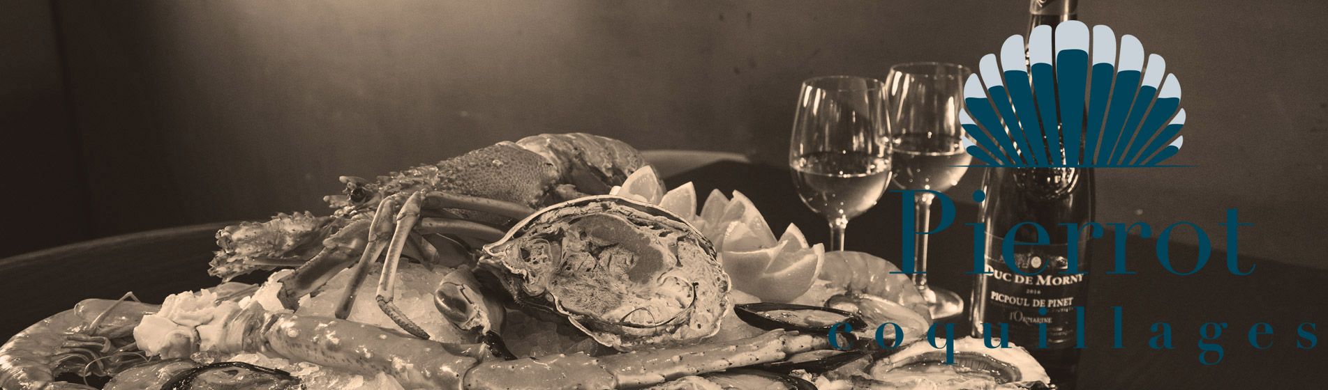 Vente a emporter fruit de mer midi et soir