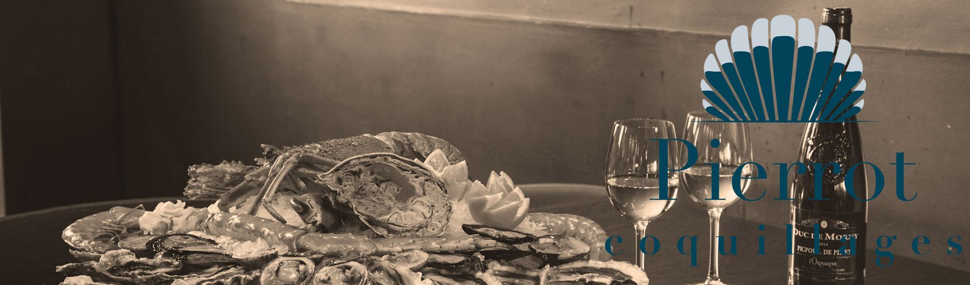 Vente a emporter fruit de mer midi et soir