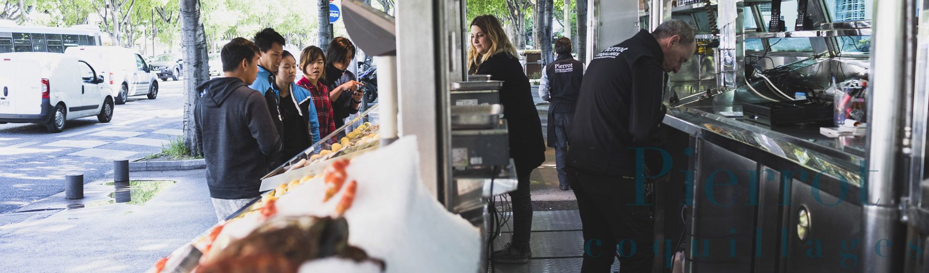 Restaurant coquillage cru